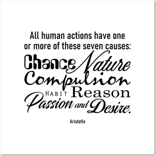 Aristotle quote Posters and Art